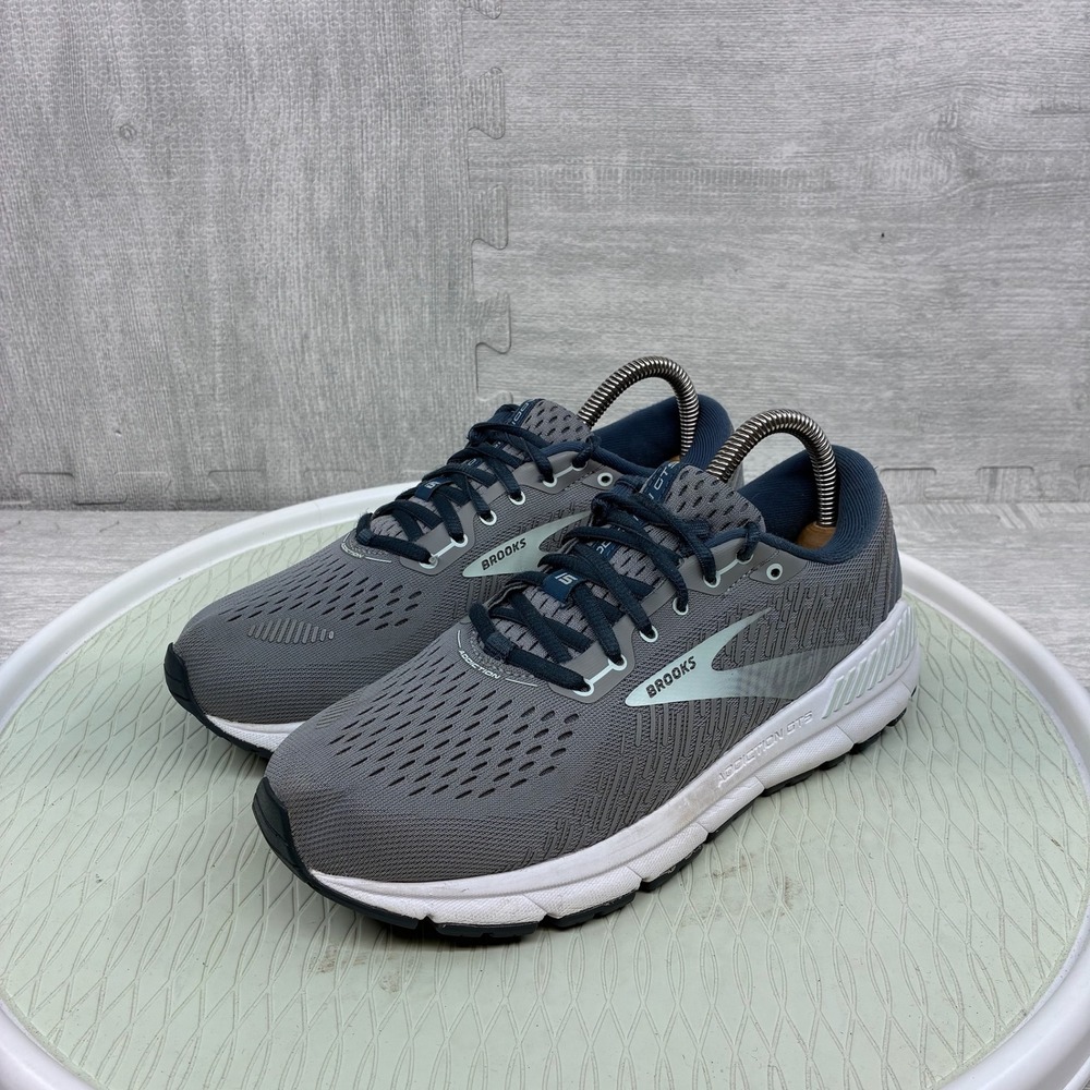 Brooks Addiction GTS 15 Running Shoes Women's 8.5 Grey Mesh 1203521B099